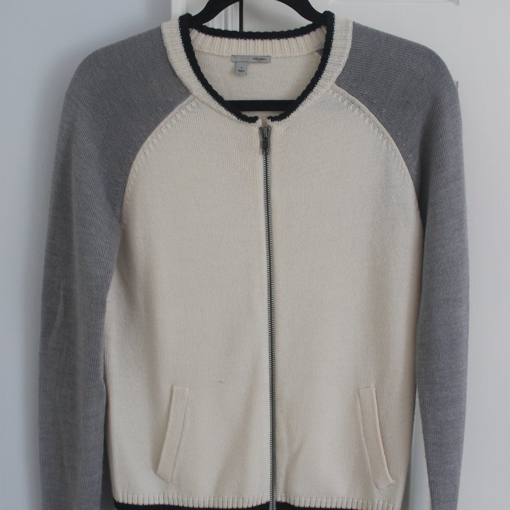 Nordstrom Halogen Varsity Zip Sweater